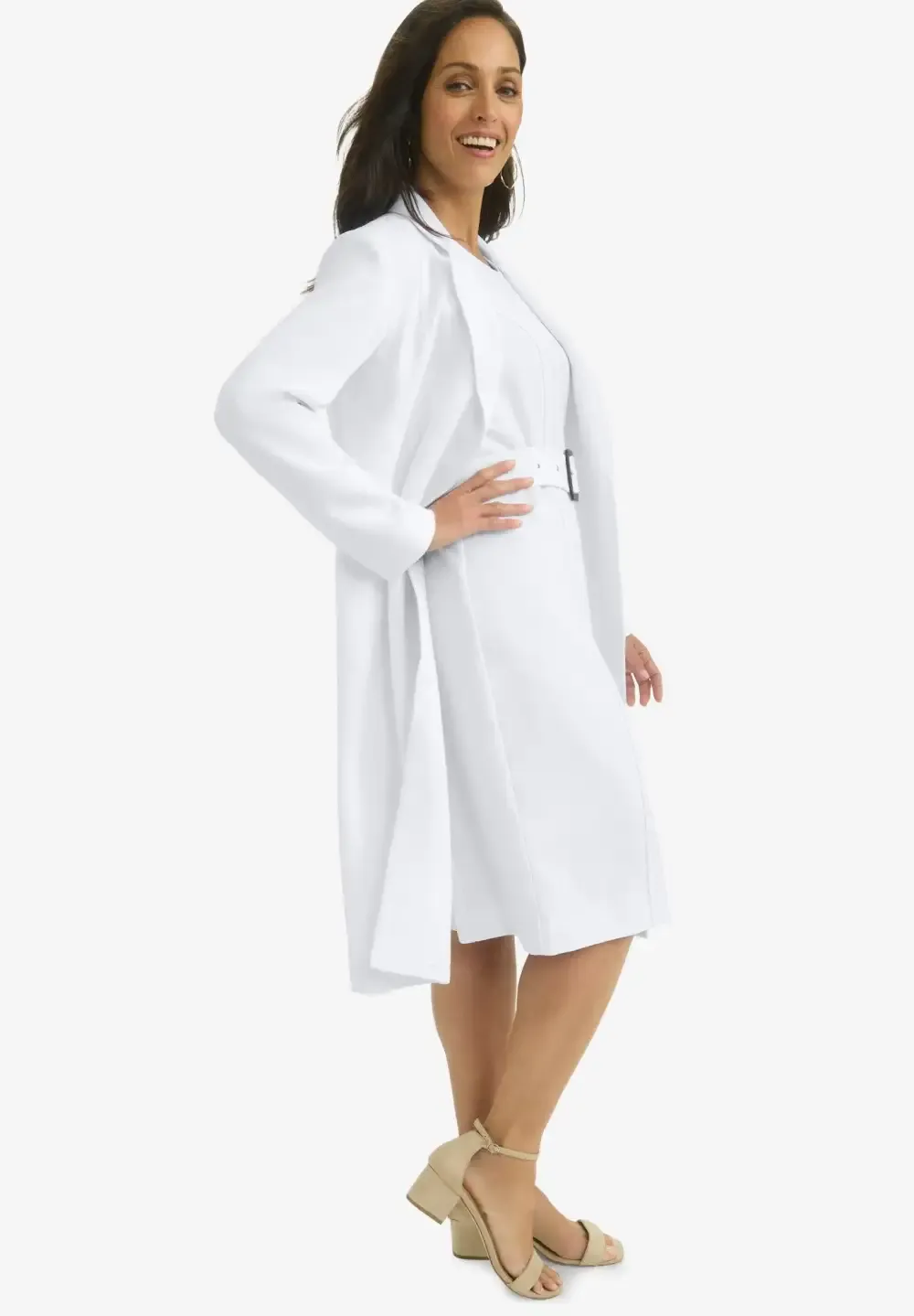 Belted Jacket Dress