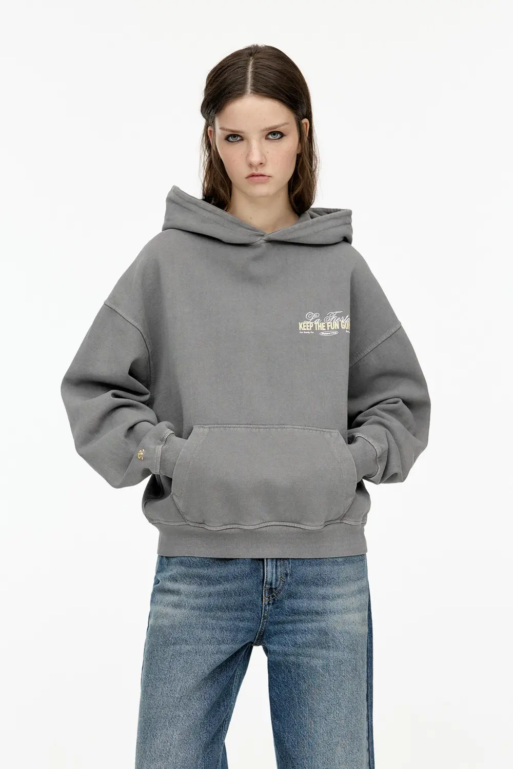 Sudadera capucha boxy