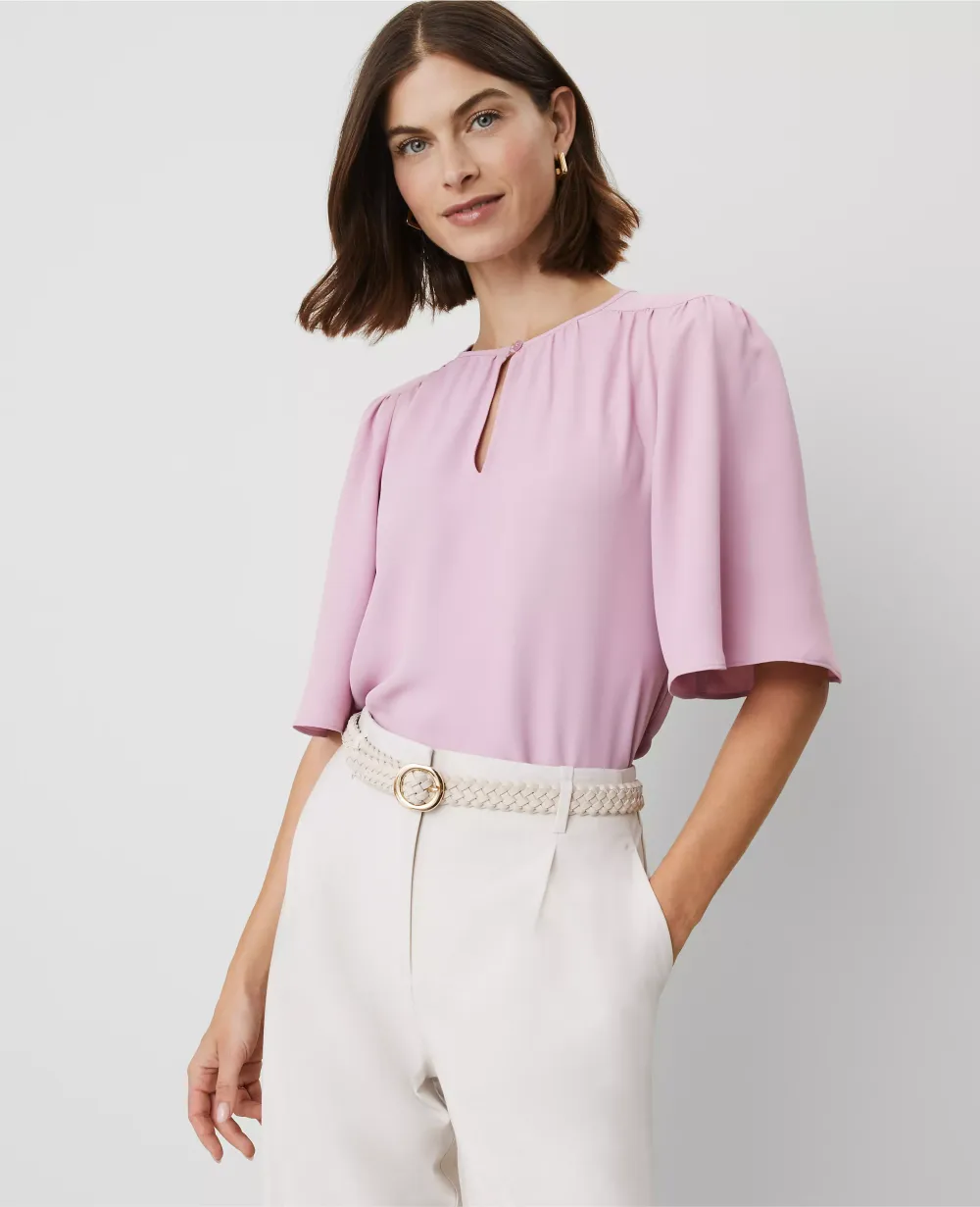 Draped Sleeve Blouse