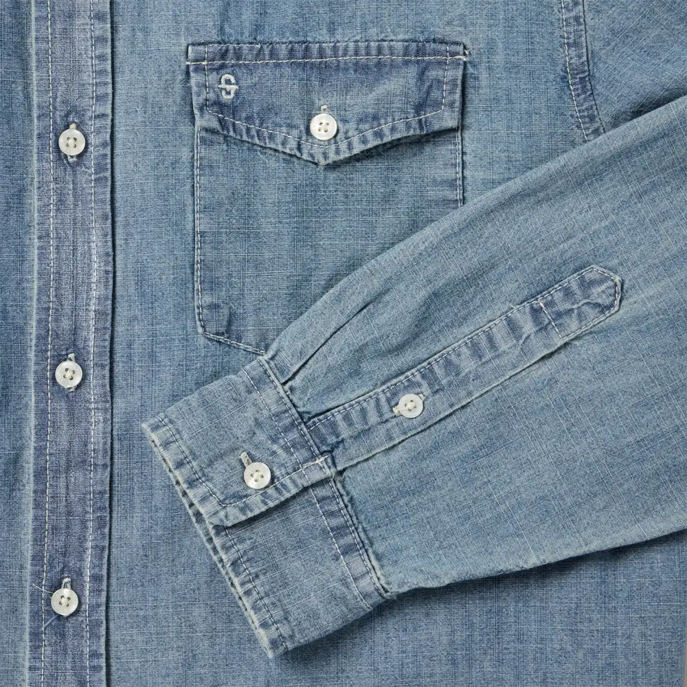 Chambray Button-Down Shirt