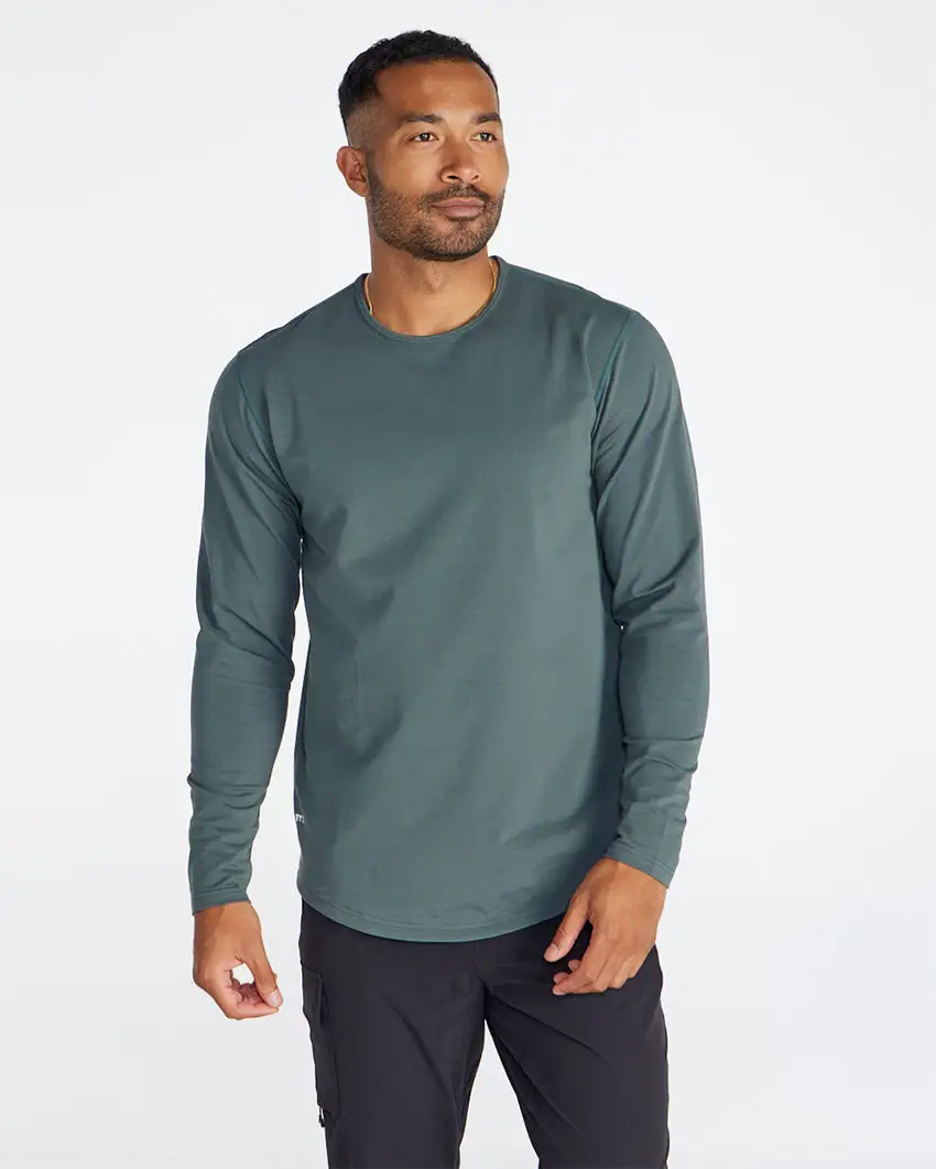 Drop-Cut Long Sleeve: Lux
