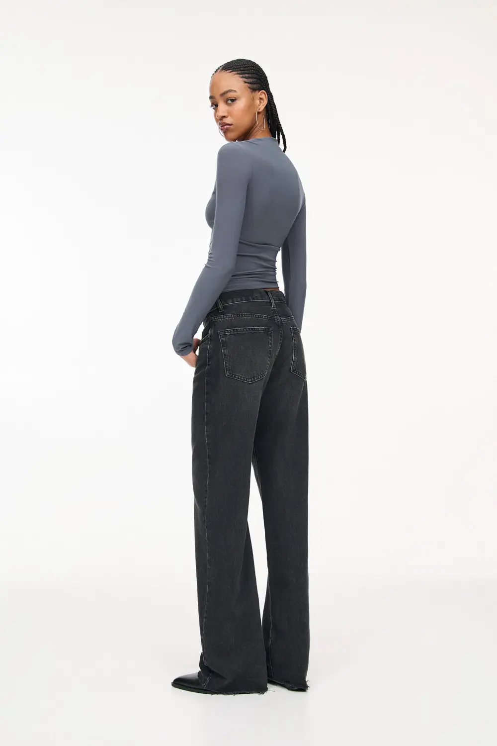 Crossover neckline top