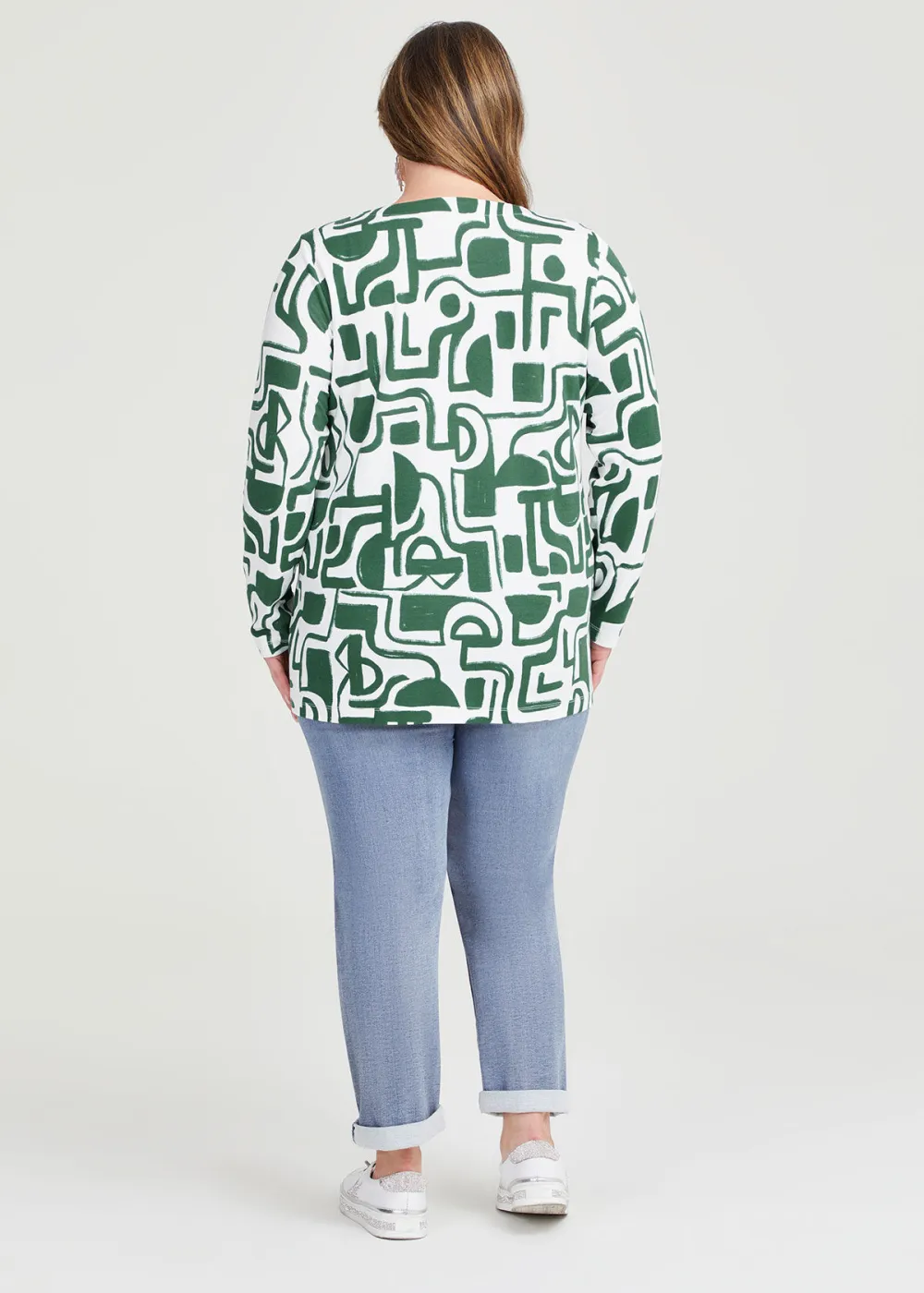 Bamboo Ponte Abstract Top