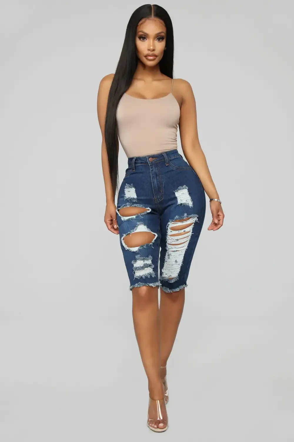 Lost At Sea Shorts - Dark Wash