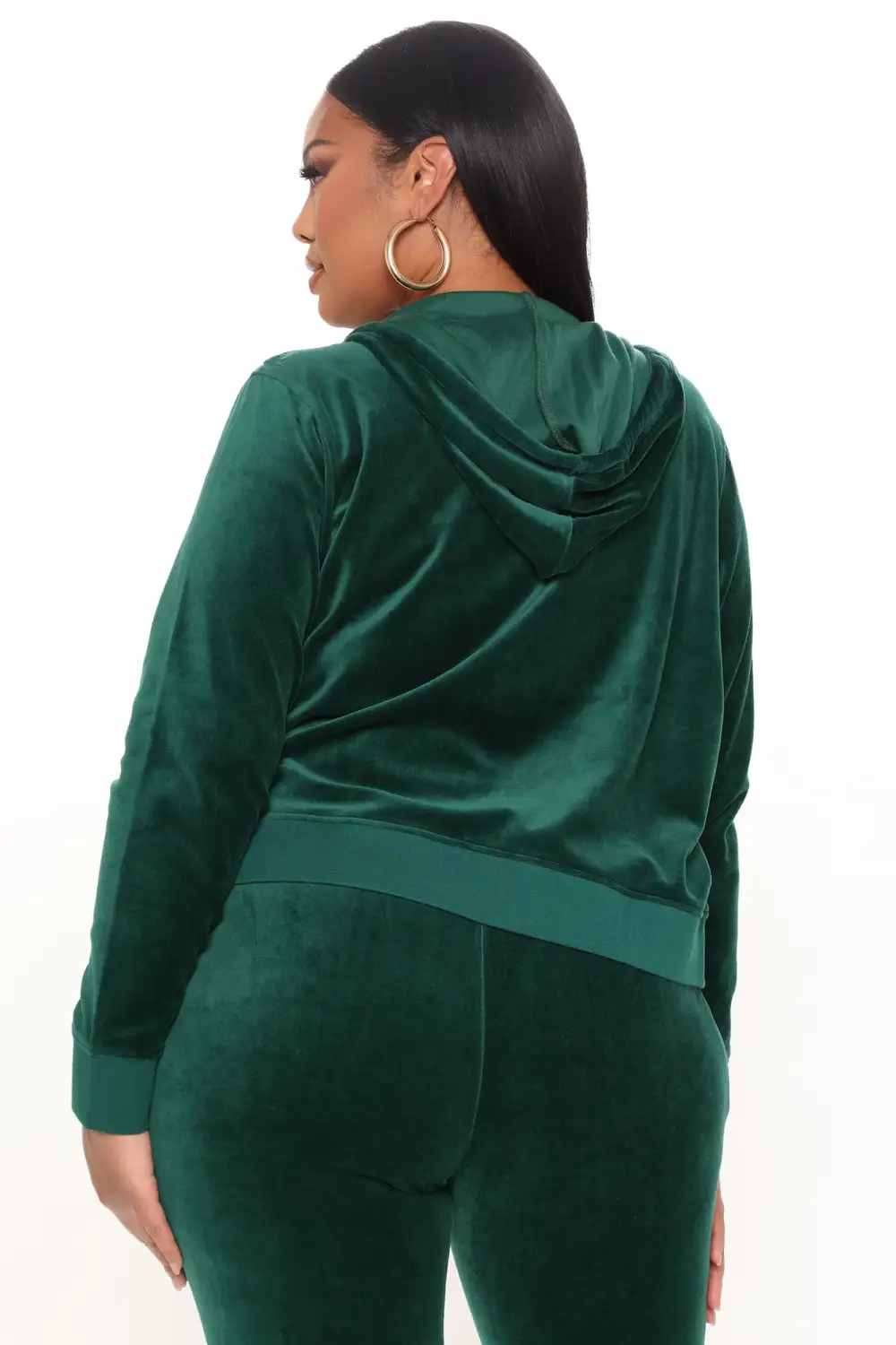 The Original Trendsetter Velour Set - Hunter