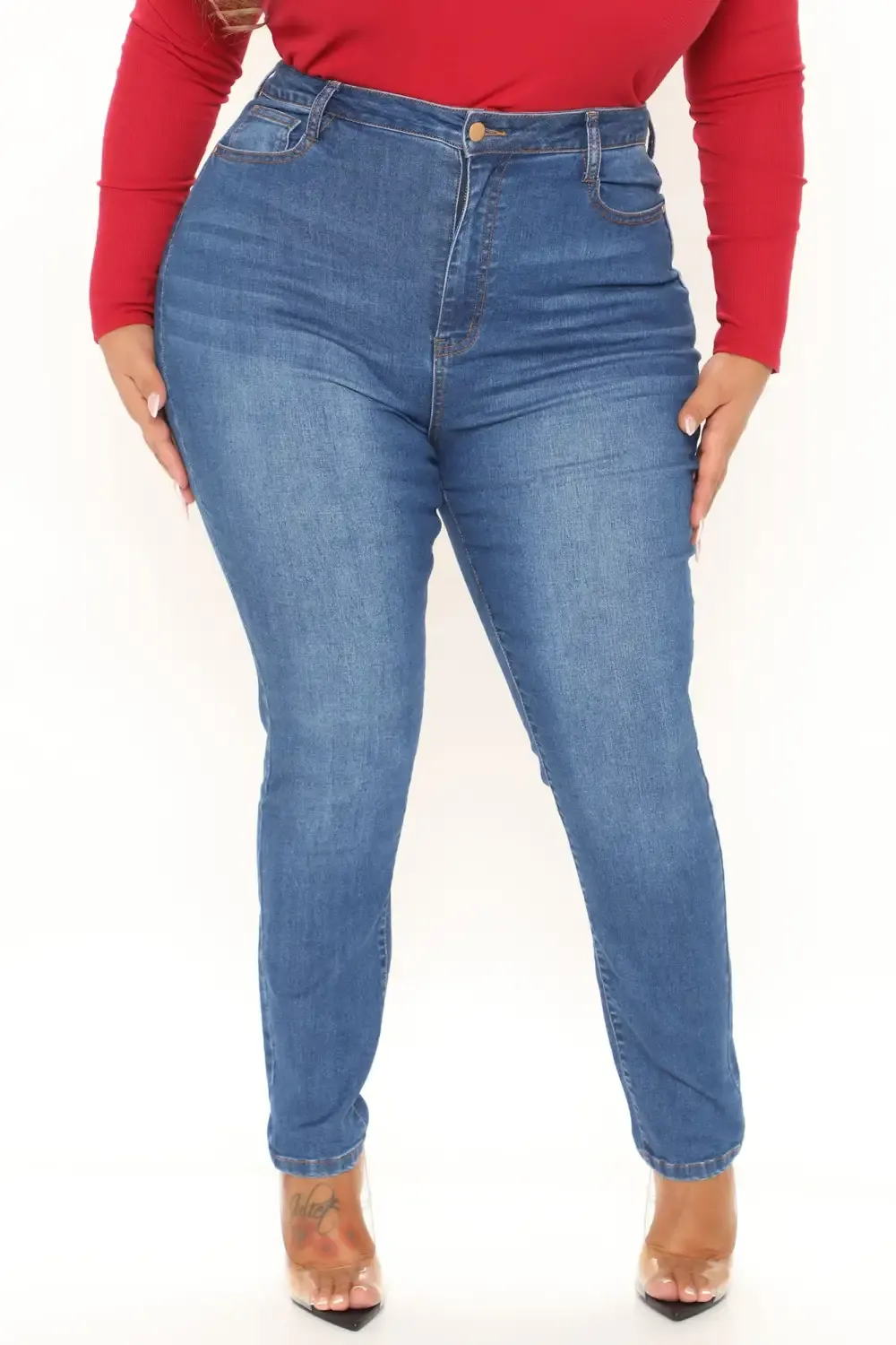 Jessica Skinny Jeans - Medium Blue Wash