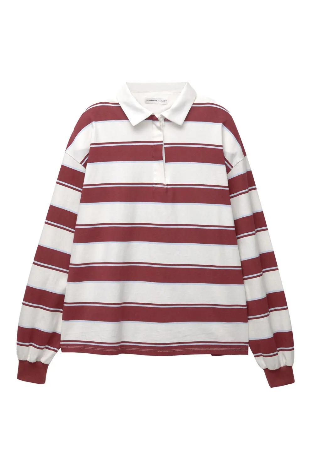 Camiseta manga larga cuello polo