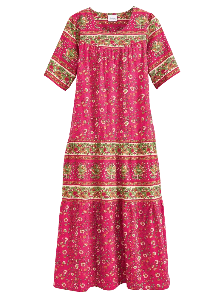 Ankle-Length Cotton Muumuu