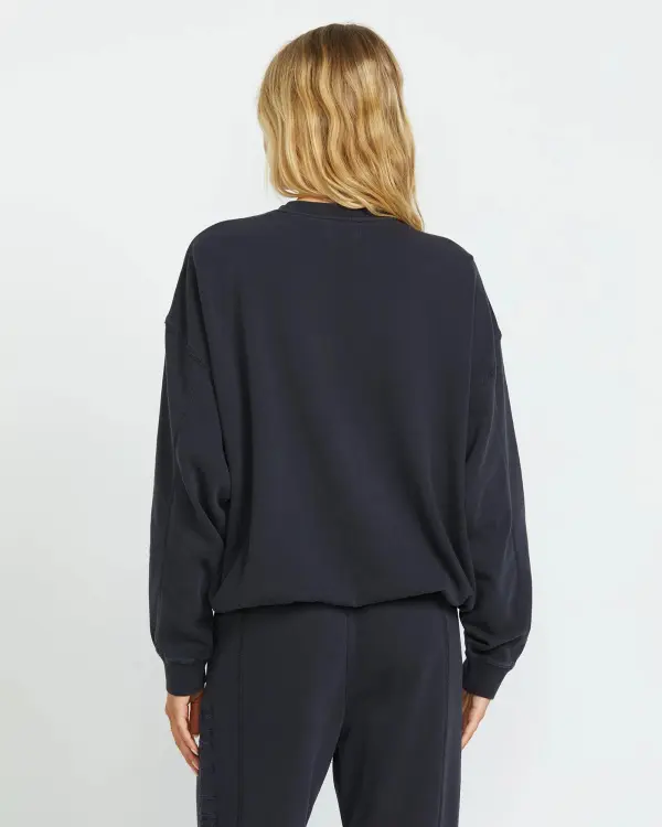 So Typical Kendal Crew Sweatshirt - Black Pebble