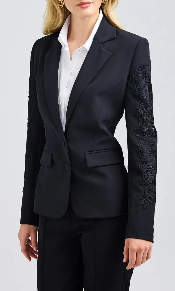 Venturi Lace Combo Blazer