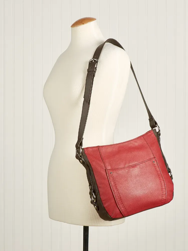 Ella Simone Manchester Leather Shoulder Bag