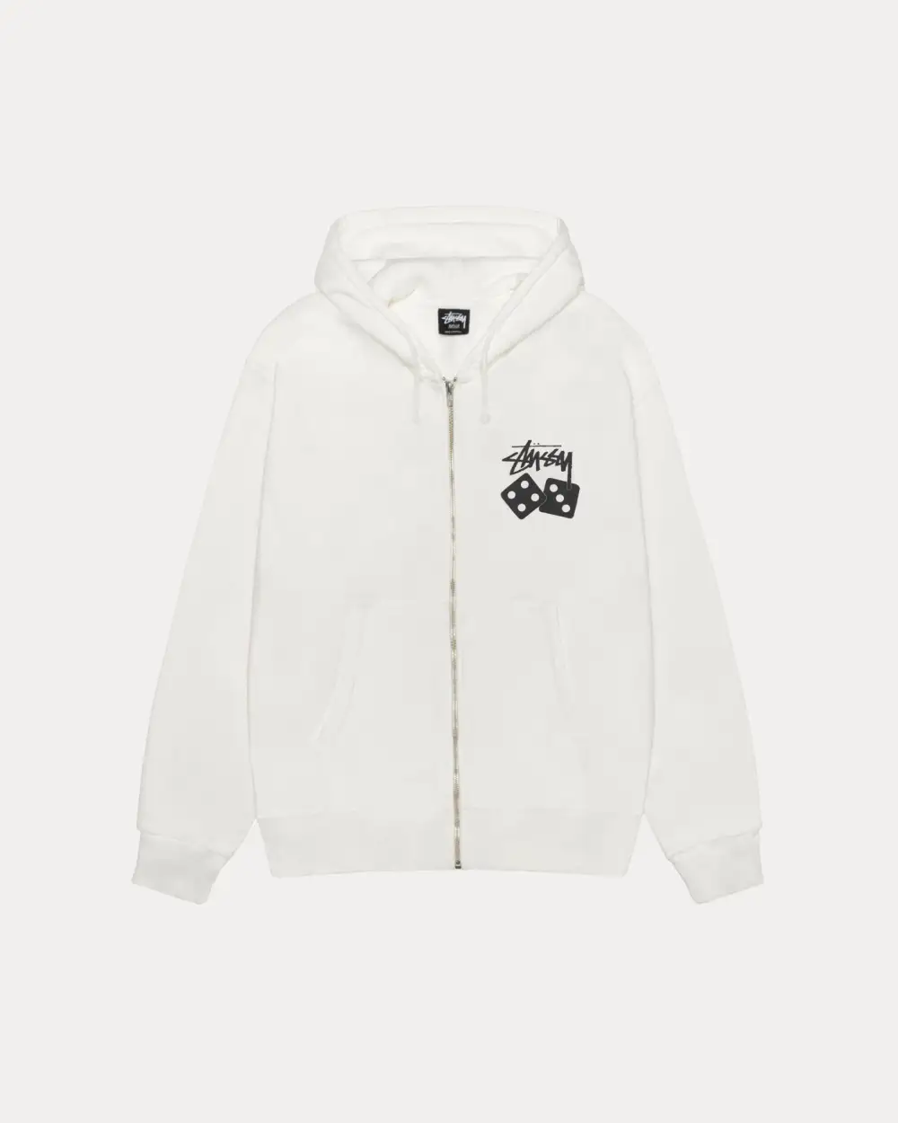 DICE ZIP HOODIE PIGMENT DYED