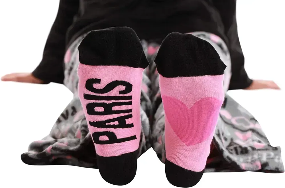 Women’s Pajama Pant Set - Nightgown with Matching Socks