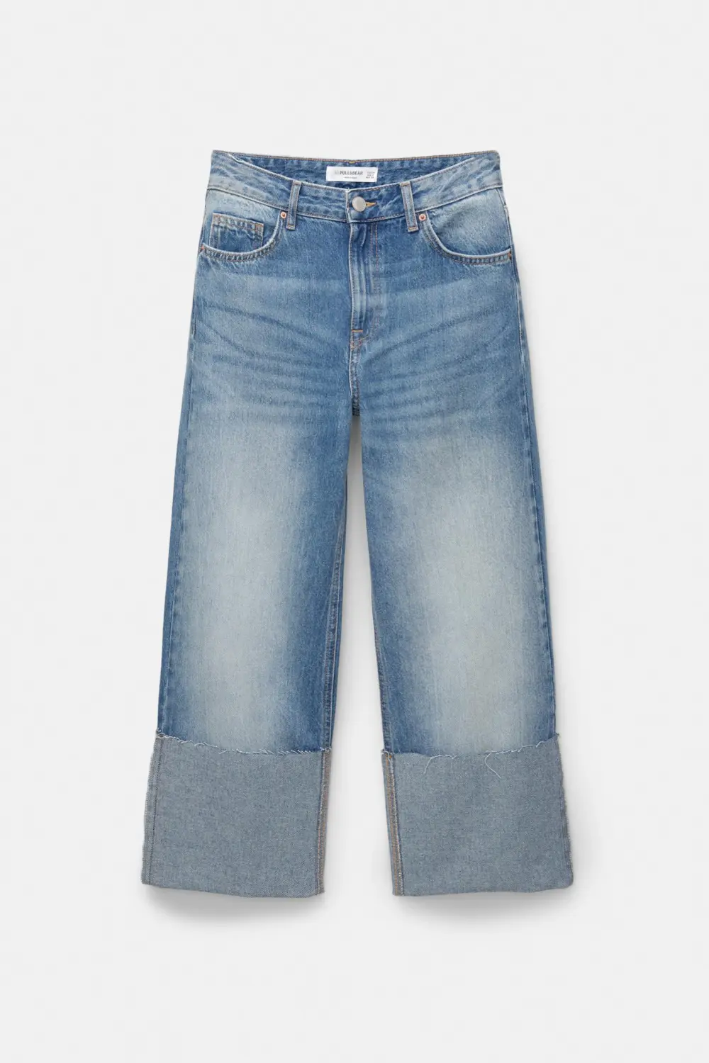 Jeans rectos tiro alto