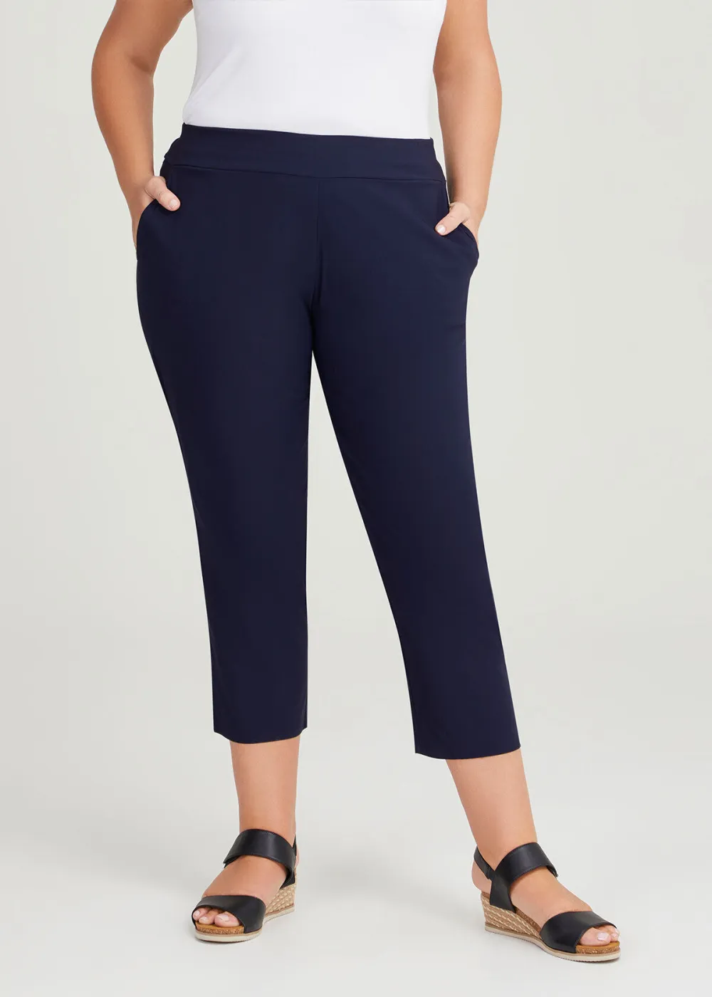 Bamboo Trapeze Crop Pant