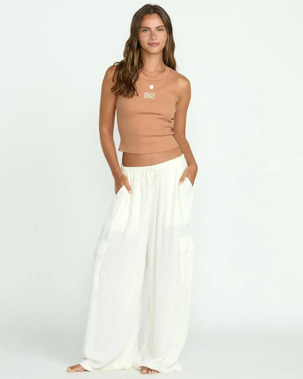 Fun Times Knit Tank - Rose Brown