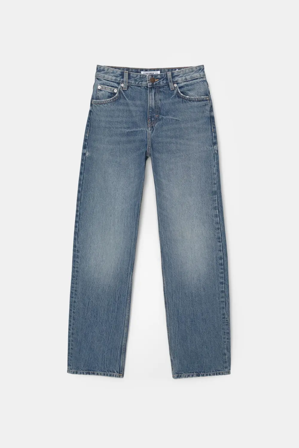 Jeans rectos tiro medio