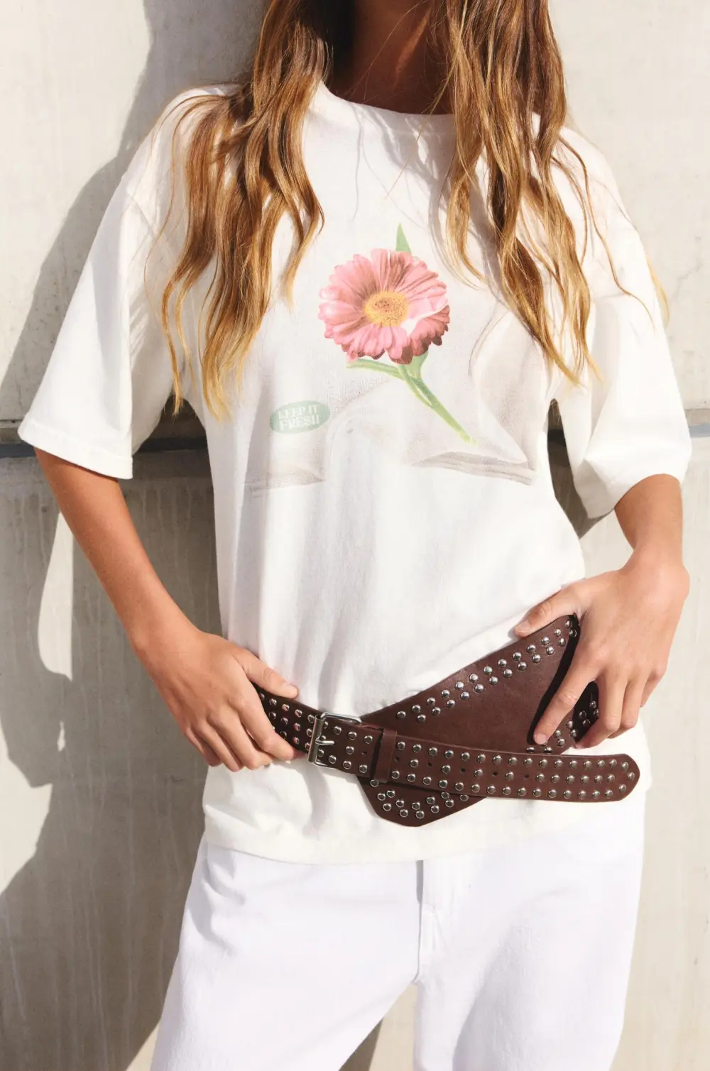 Camiseta flor