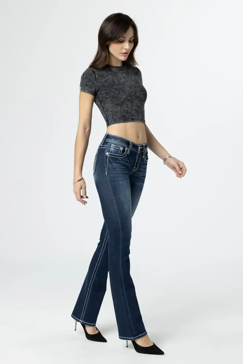 Mauve Longhorn Bootcut Jeans