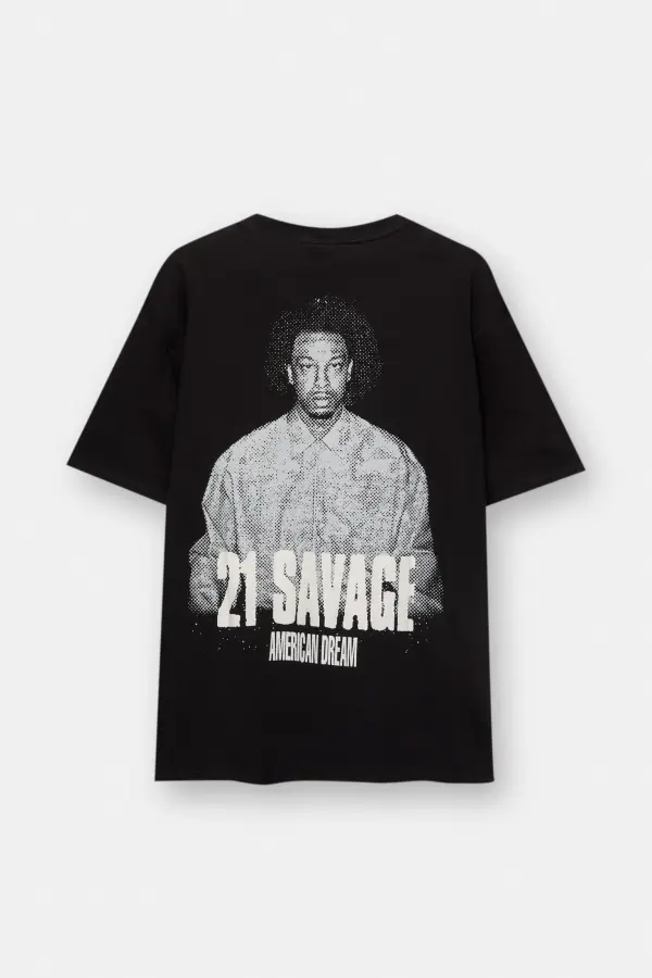 21 Savage black T-shirt