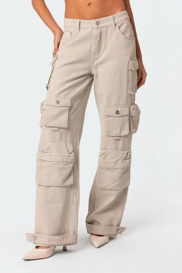 Oversized Boyfriend Cargo Jeans