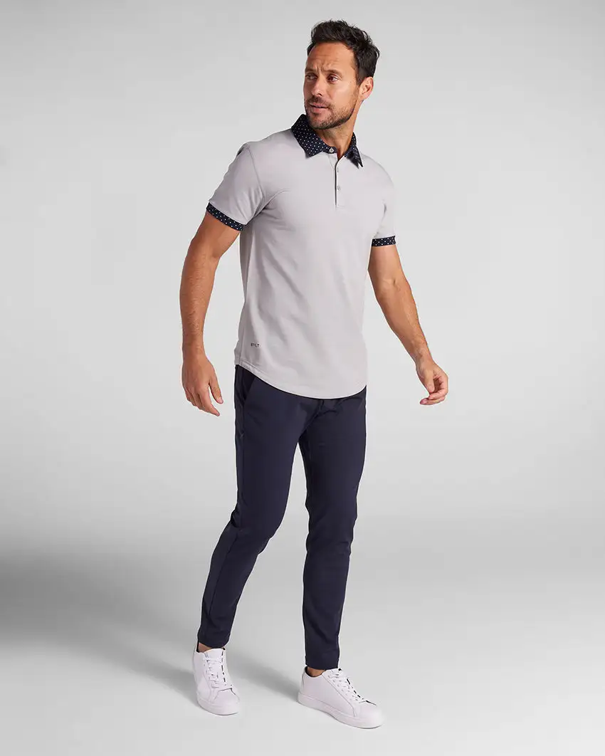 Drop-Cut: Lux Dotted Polo