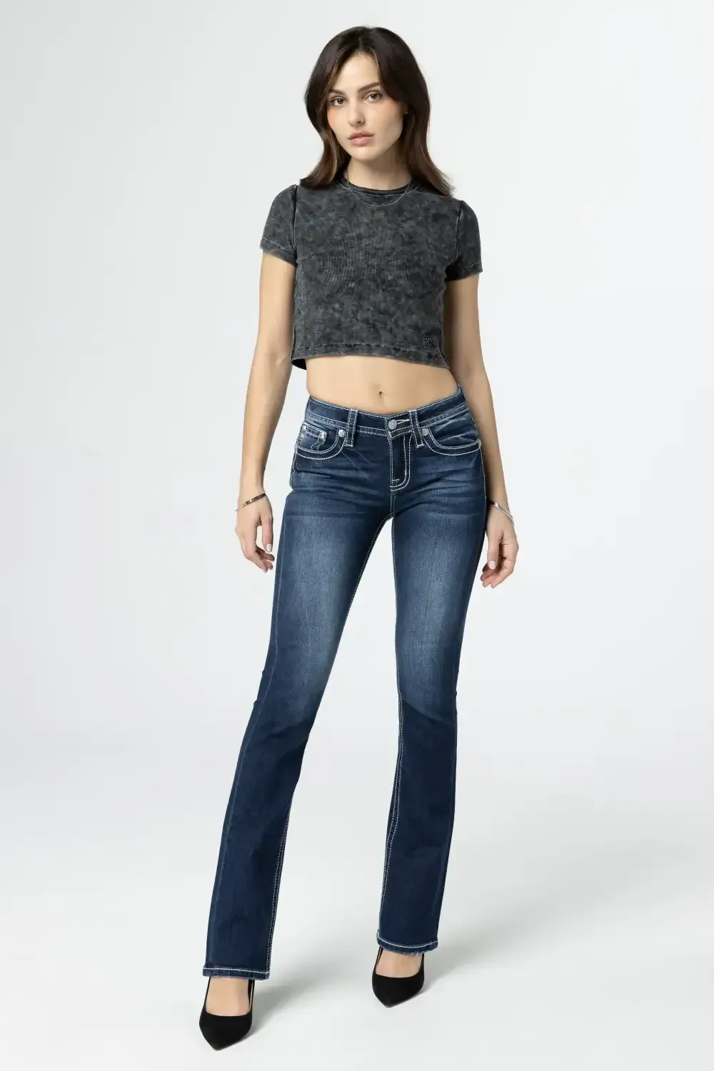 Mauve Longhorn Bootcut Jeans