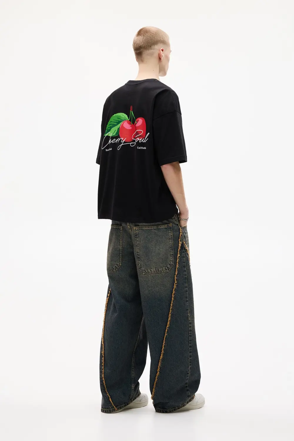 STWD T-shirt with cherry graphic