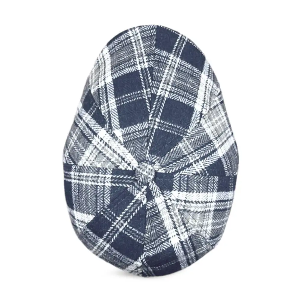 The Royal Rose Boston Scally Cap - Royal Plaid