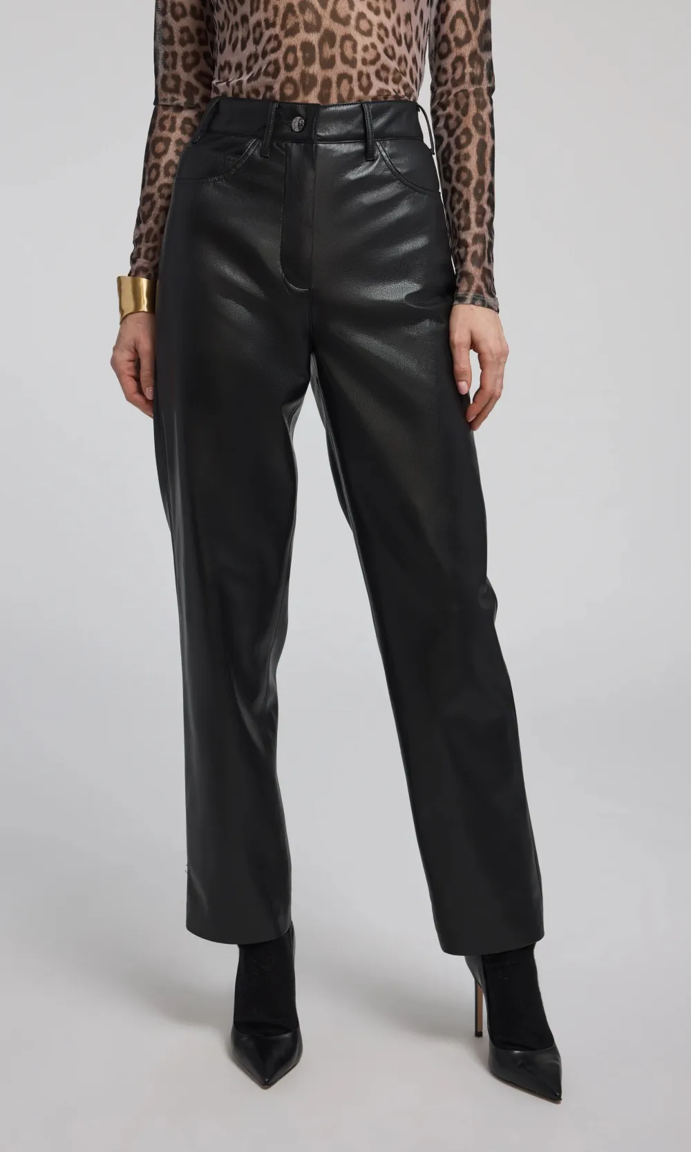 Johanna Suiting Turn-Lock Belted Pants