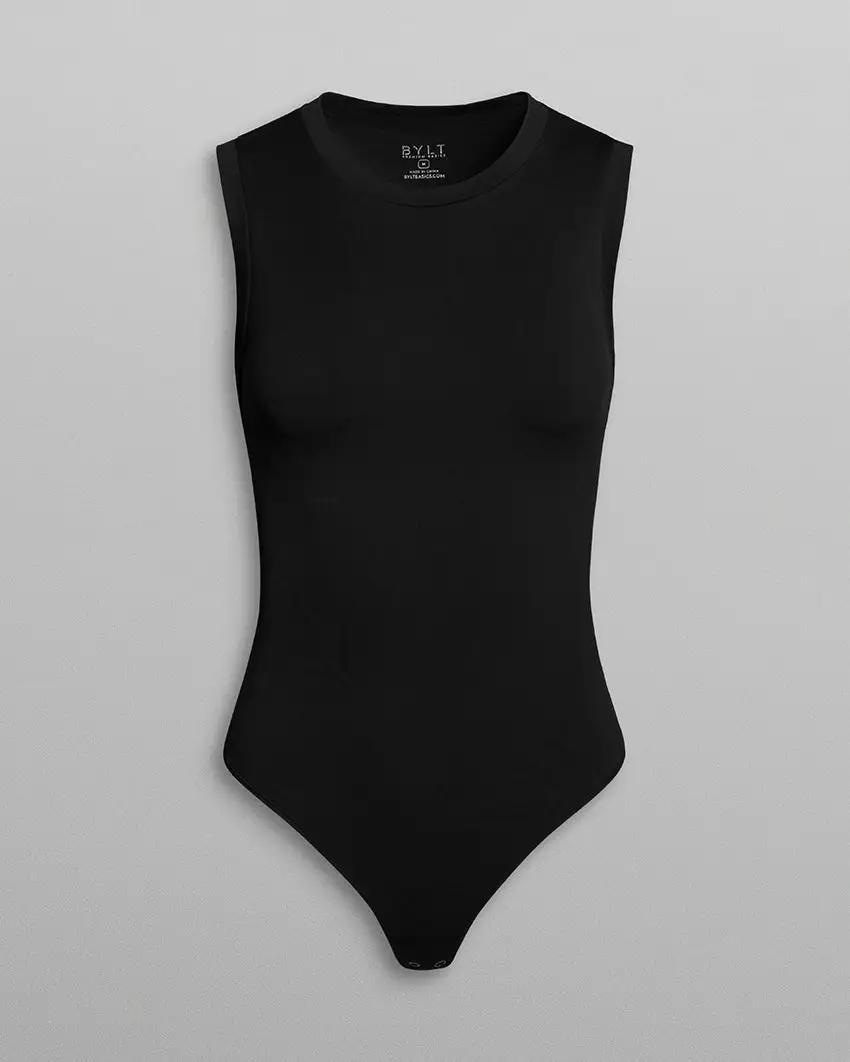 Balm High Neck Sleeveless Bodysuit