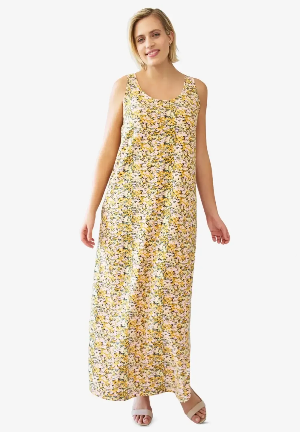 Sleeveless Knit Maxi Dress