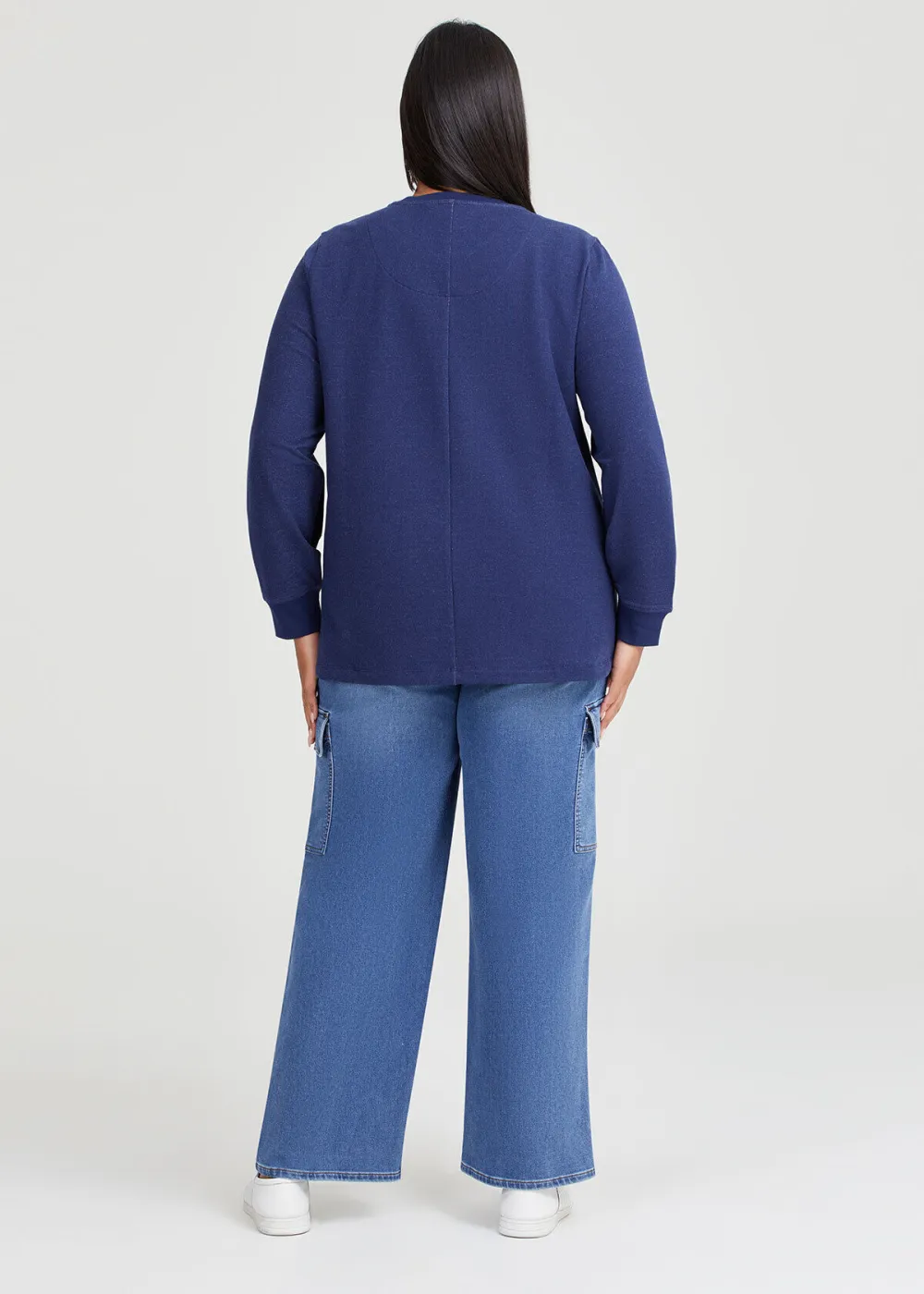 Cotton Indigo Sweatshirt