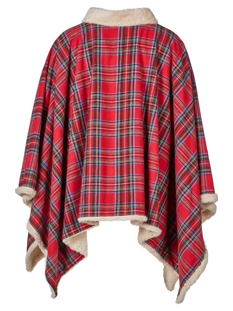 Portuguese Flannel and Sherpa Fleece Cape