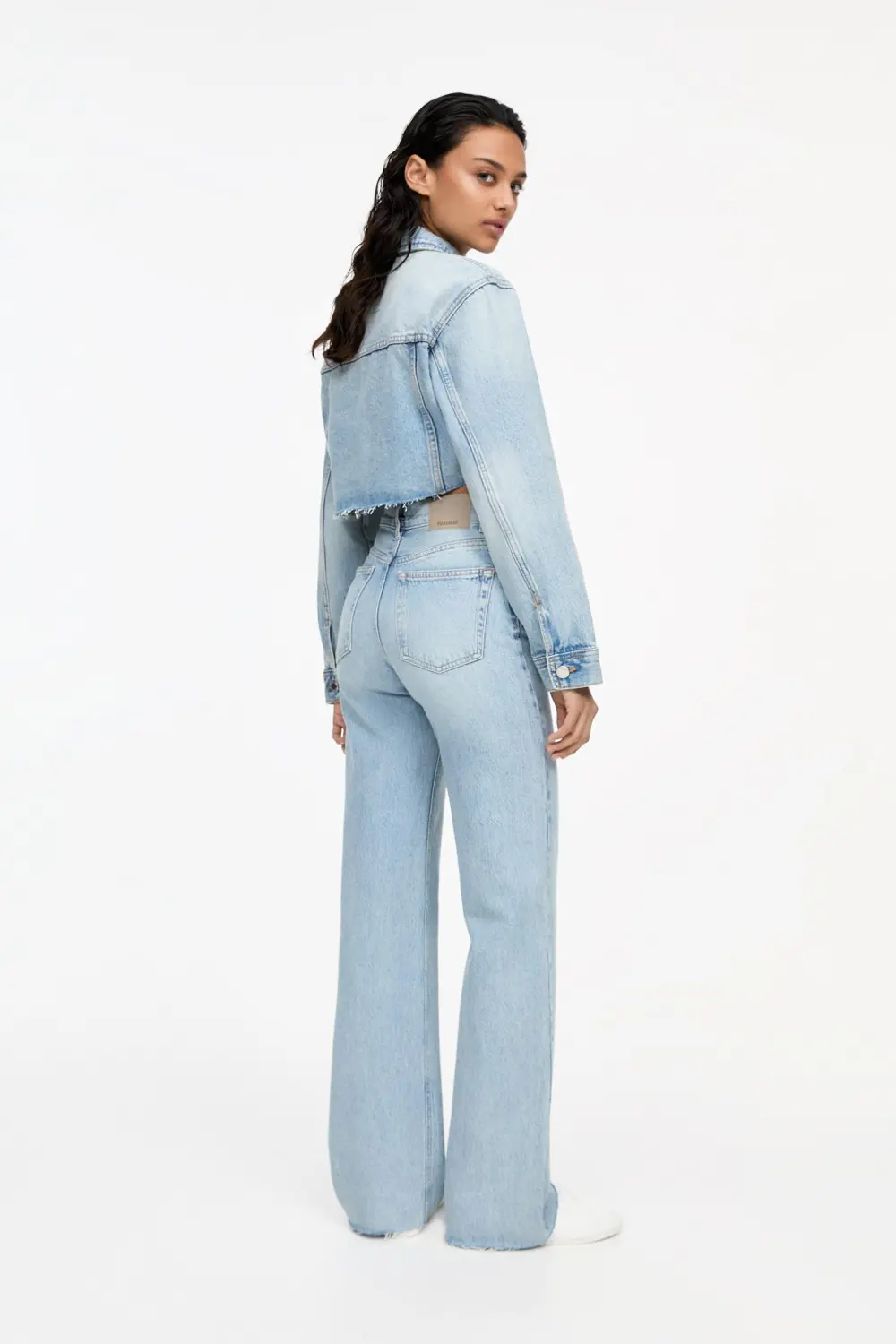 Jeans rectos tiro alto