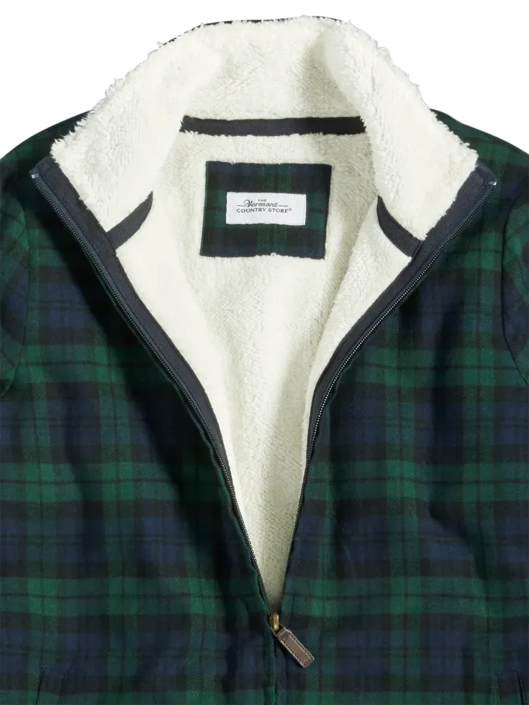 Women's Sherpa Lined Flannel Jacket