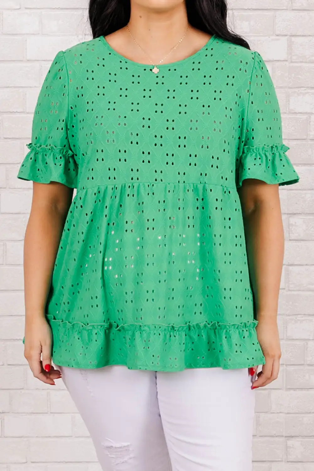 I Like You Best Top, Kelly Green