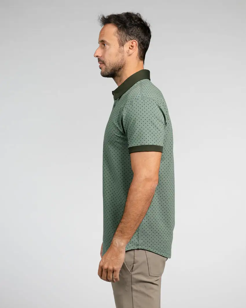 Drop-Cut: Lux Dotted Polo