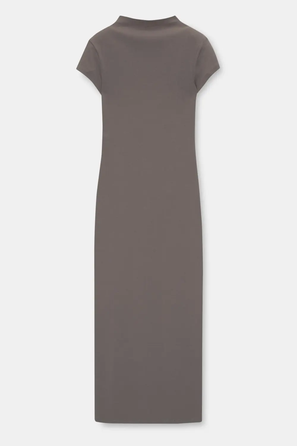 Vestido midi cuello perkins