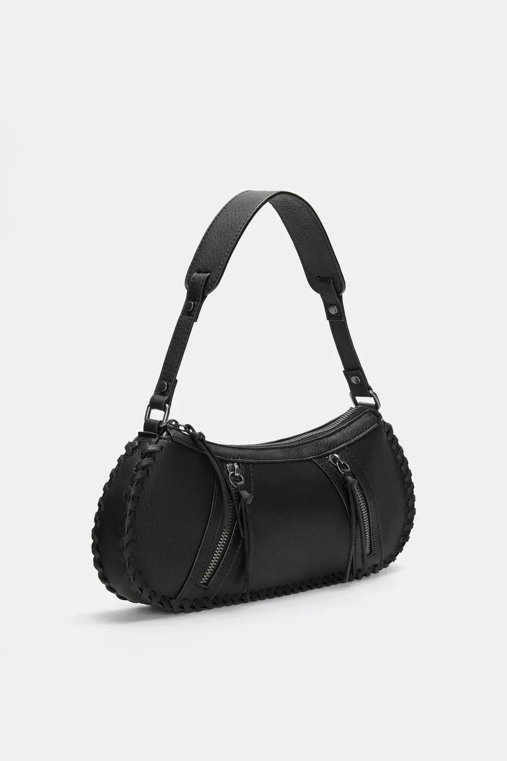 Bolso de hombro cremalleras