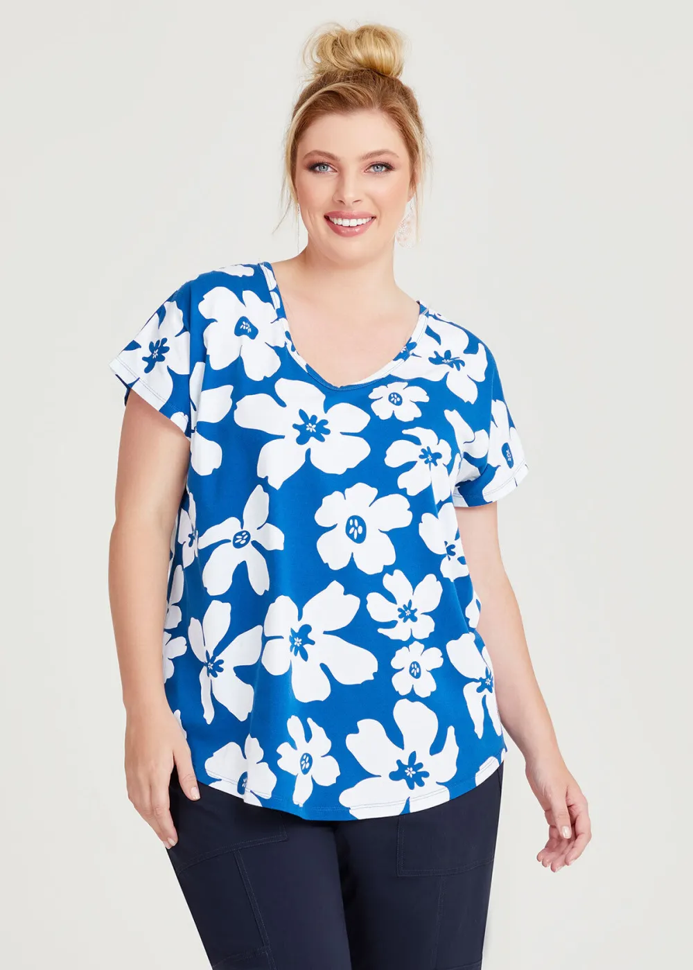 Cotton Daisy Flower Top