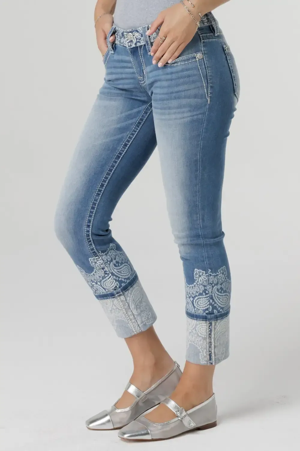 Evermore Cropped Straight Jeans