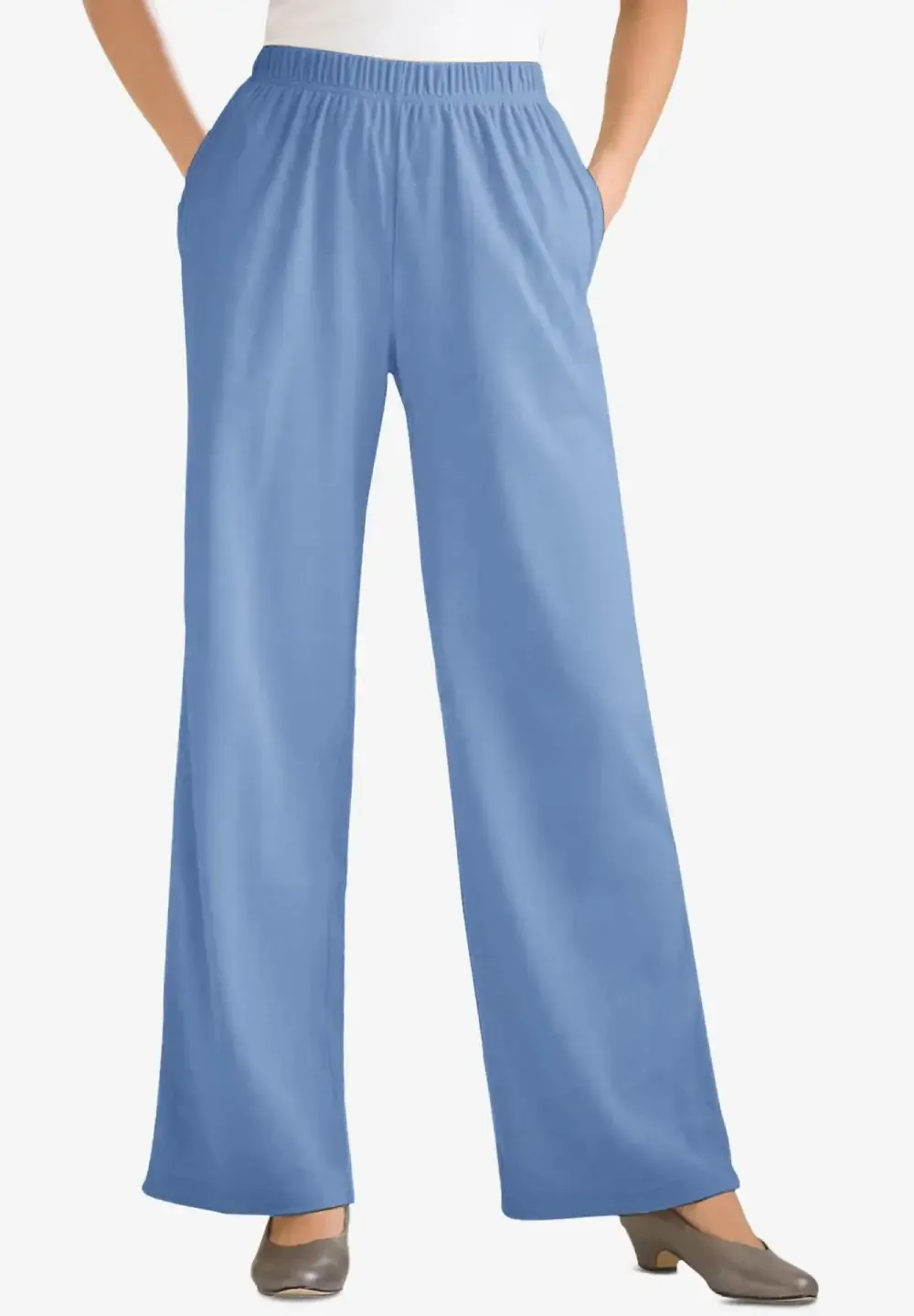 7-Day Knit Wide-Leg Pant