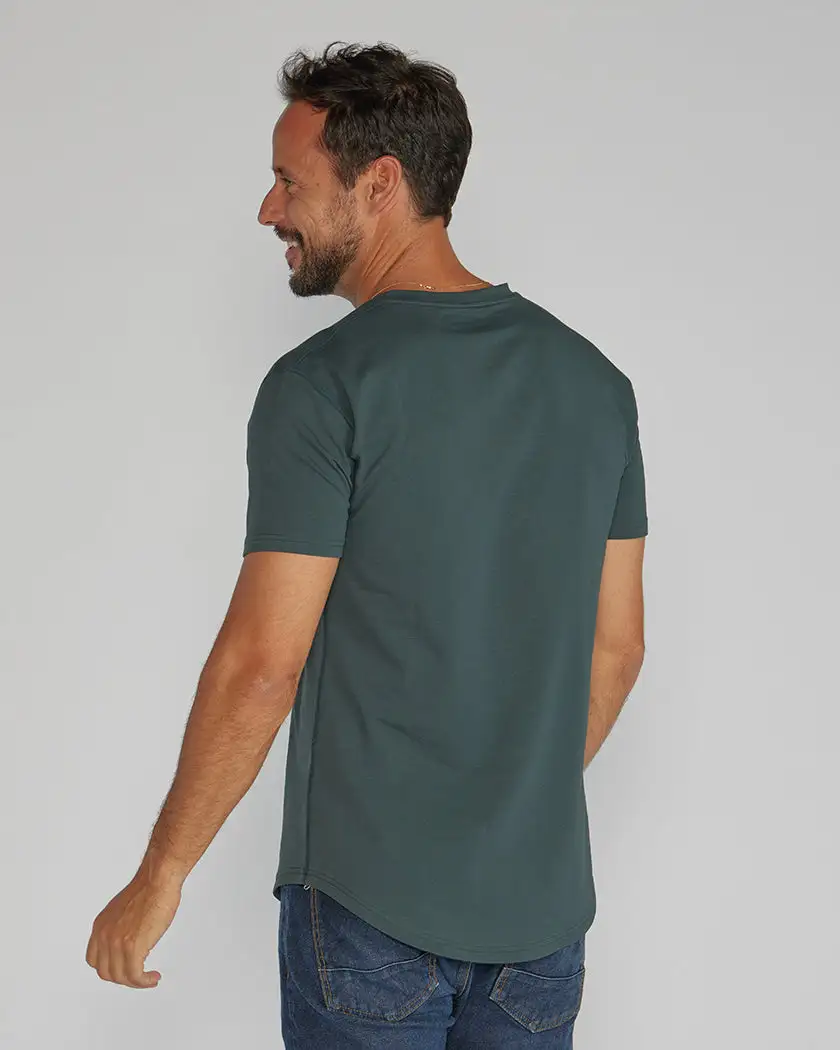 Drop-Cut V-Neck: Lux