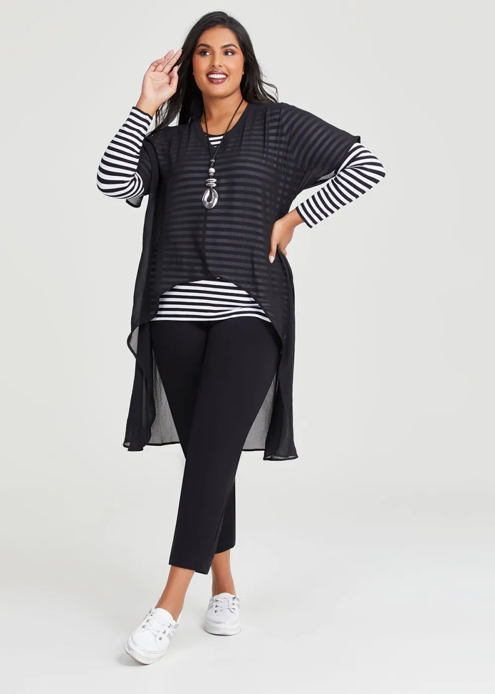 Chiffon Ada Layering Top