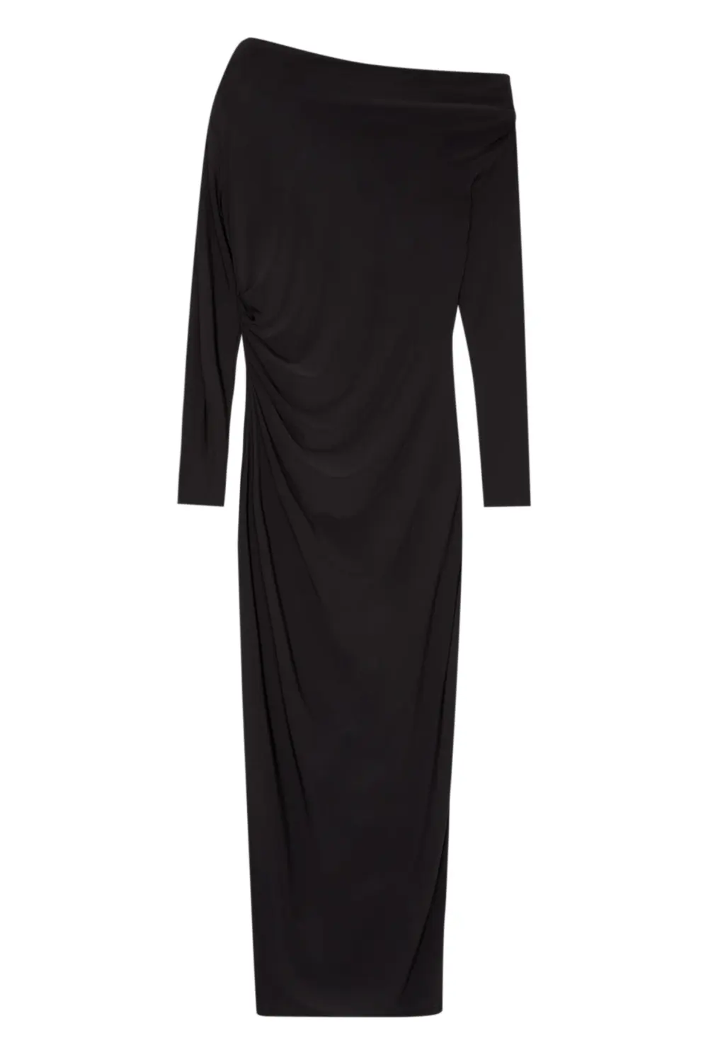 Vestido midi asimétrico