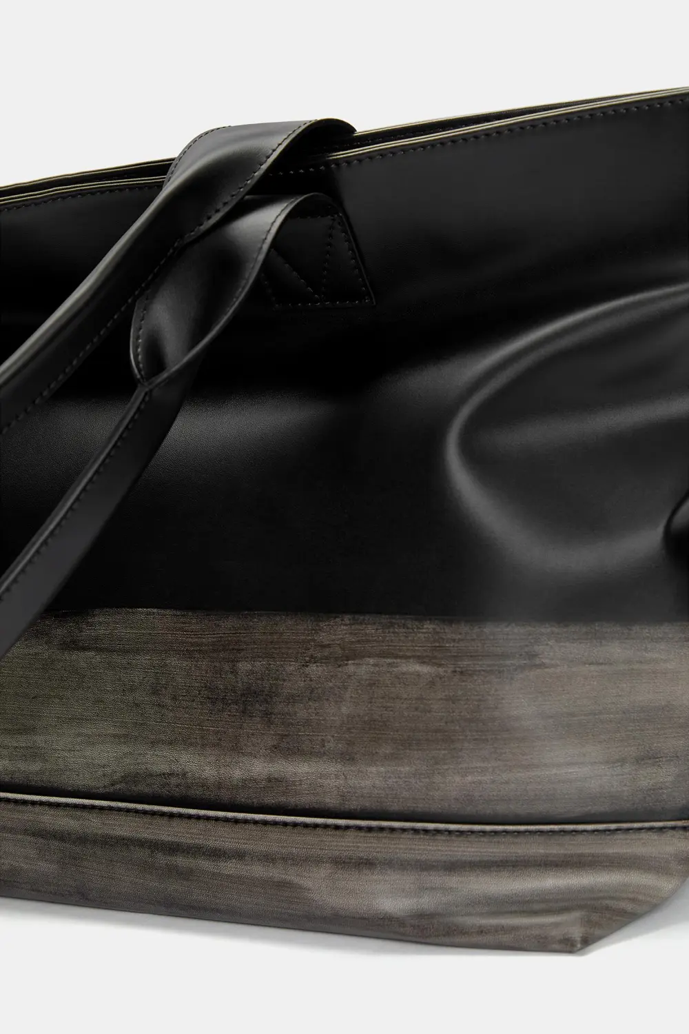 Bolso shopper efecto desgastado