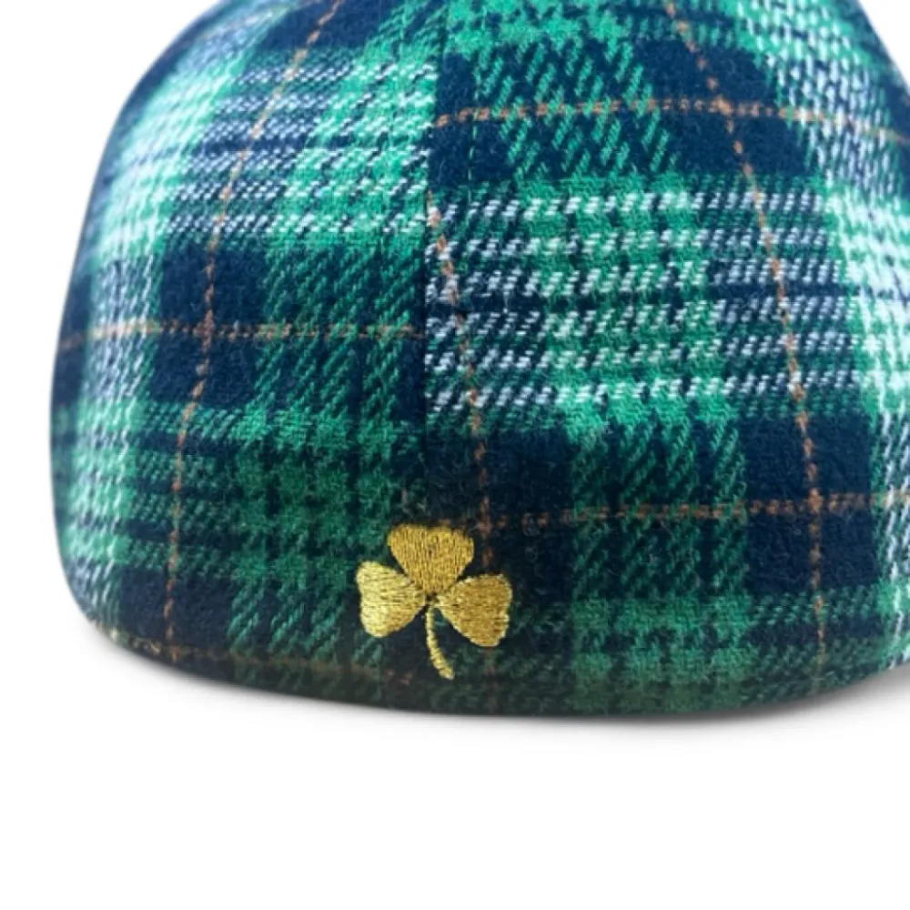 The Fighting Rock Boston Scally Cap - Green Plaid
