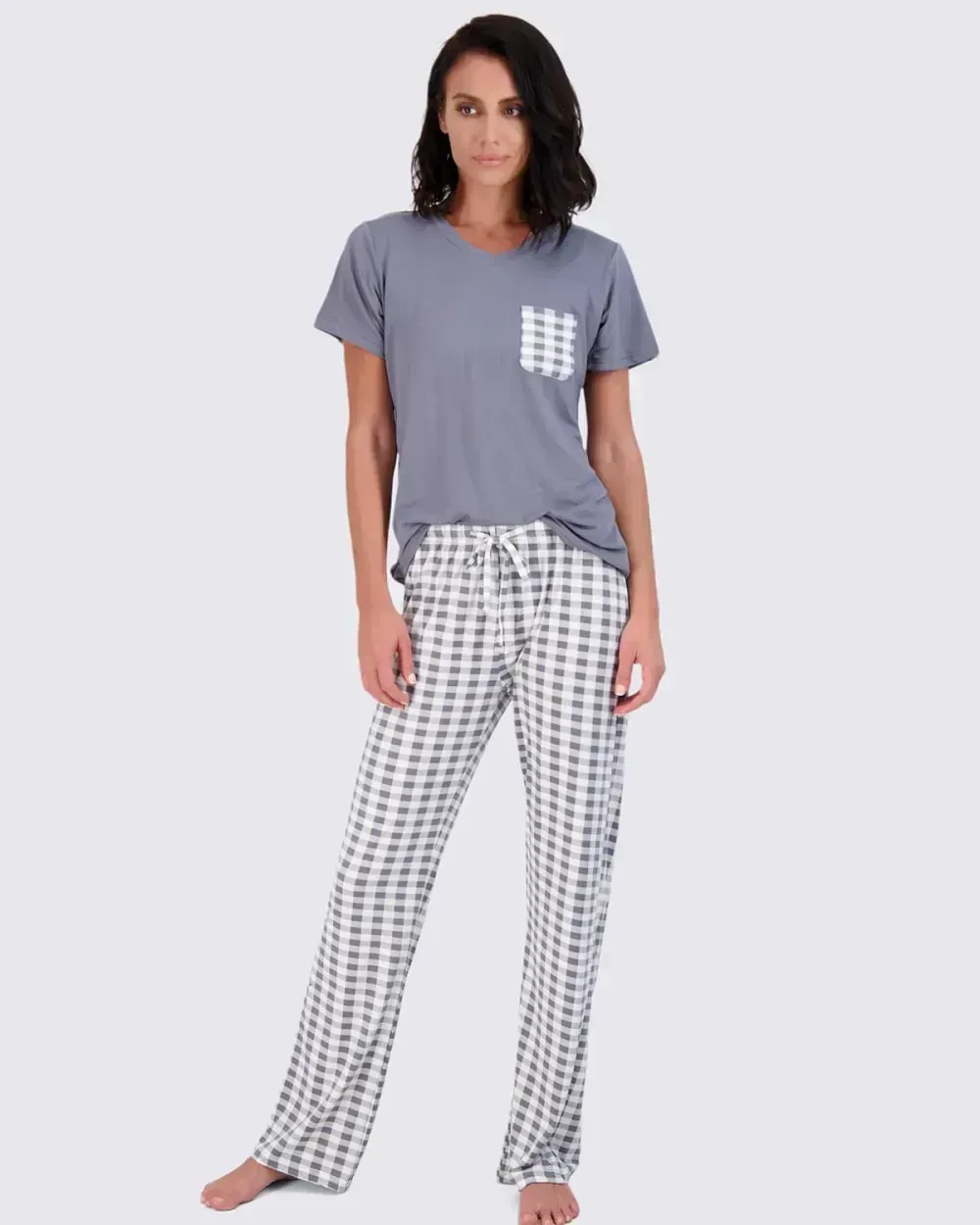 2 Pack: Women’s Pajama Set Super-Soft Short & Long Sleeve Top With Pants (Available In Plus Size)