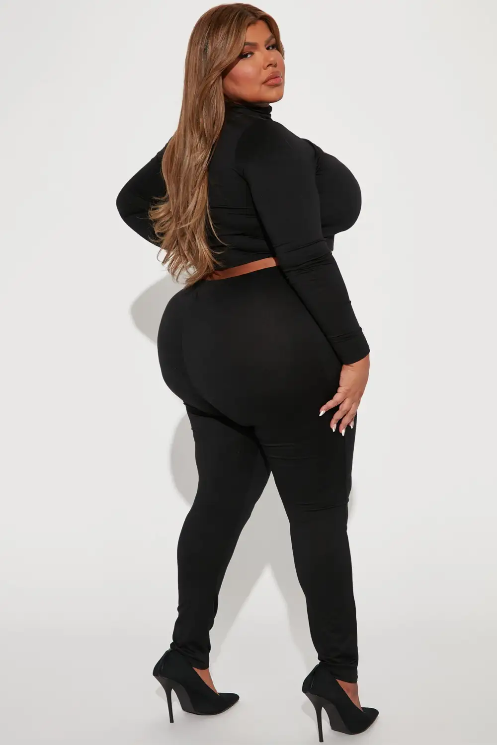Baddie On The Go Legging Set - Black